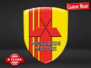 Mitsubishi Stickers Muraux Auto Max Durable Stylé Pro Moderne